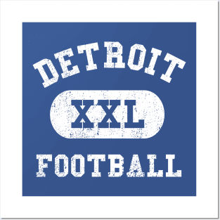 Detroit Football III Posters and Art